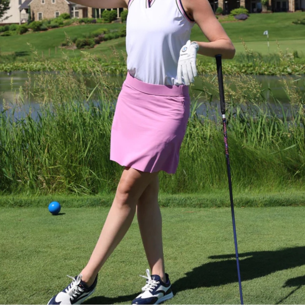 Pink Women's Golf Skirt Belyn Key New with tags